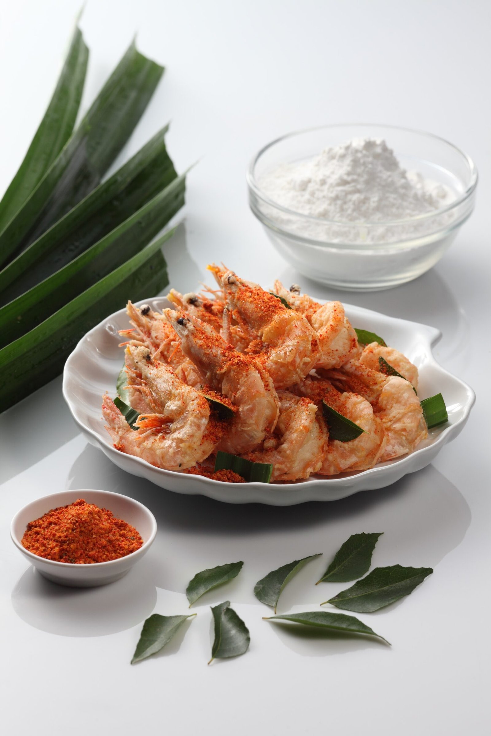 Rempah udang plated for service