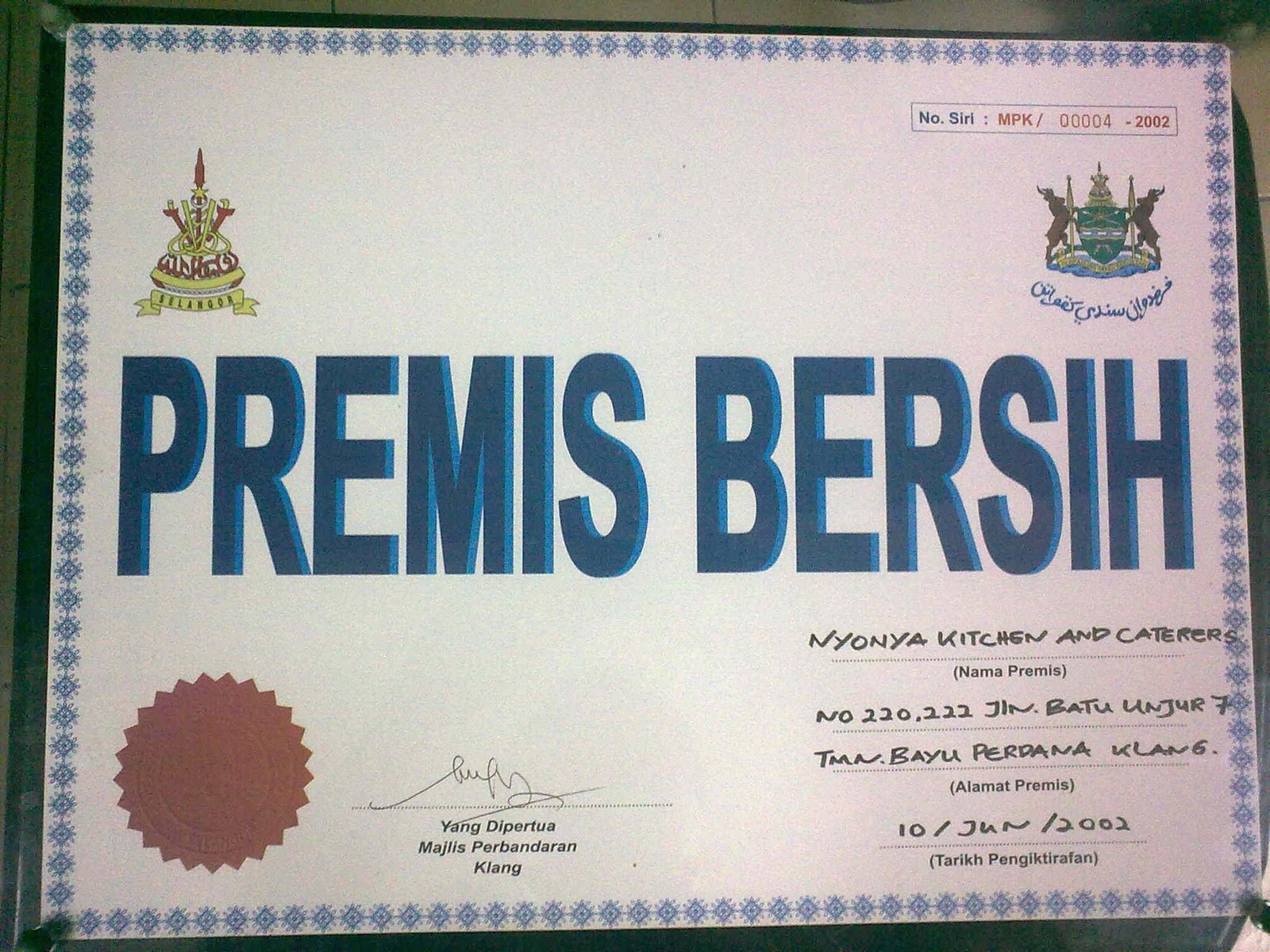 Premis Bersih, 2002